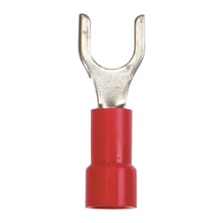 Jandorf 22-18 Ga. Insulated Wire Terminal Spade Red 5 pk