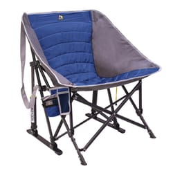 GCI Outdoor MaxRelax Pod Rocker Royal Blue Sling Folding Chair