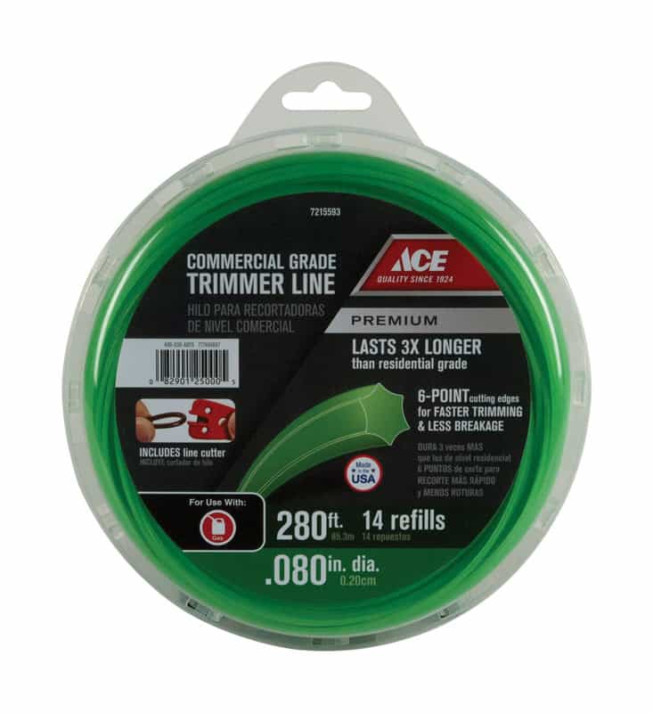 Ace Commercial Grade 0.080 in. Dia. Trimmer Line Ace Hardware