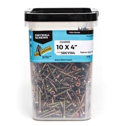 Big Timber No. 10 Sizes X 4 in. L Phillips Coarse Drywall Screws 5 lb 251 pk