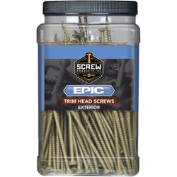 Screw Products EPIC No. 9 X 3 in. L Star Coated Trim Screws 5 lb 410 pk