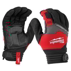 Milwaukee Smartswipe Men's Anti-Vibration Gloves Black/Red M 1 pk