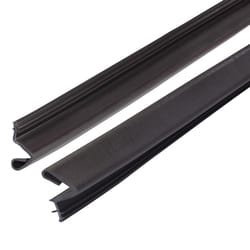 M-D Building Products PLATINUM Brown Rubber Top & Sides Door Seal For Doors 84 in. L X 0.63 in.