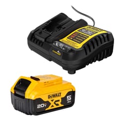 DeWalt 20V MAX DCB205C 5 Ah Lithium-Ion Battery and Charger Starter Kit 2 pc