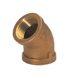 JMF Company 3/8 in. FPT X 3/8 in. D FPT Red Brass 45 Degree Elbow