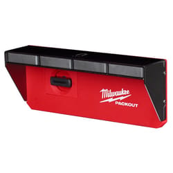 Milwaukee PACKOUT SHOP STORAGE Garage Organizer Magnetic Power Tool Holder Black/Red