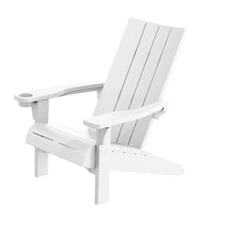 Keter Montauk White Resin Frame Adirondack Chair