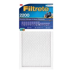 Filtrete 20 in. W X 30 in. H X 1 in. D Polypropylene 2200 MPR Pleated Allergen Air Filter 1 pk