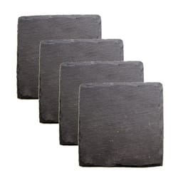 TWINE Country Home Black Slate Coaster Set