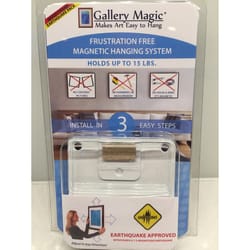 Gallery Magic White Adjustable Picture Hanging Kit 15 lb 1 each