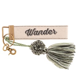 Karma Gifts Wander Tassel Keychain Cotton Canvas 1 pk