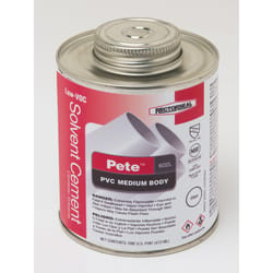 RectorSeal Pete Clear Solvent Cement For PVC 16 oz