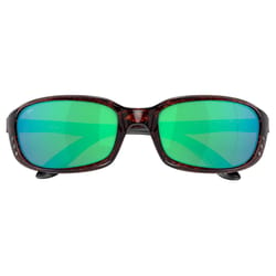 Costa Brine Brown Tortoise Frame Green Lens Polarized Sunglasses