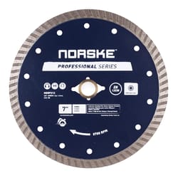 Norske 7 in. D X 5/8 in. Diamond Turbo Rim Circular Saw Blade 1 each