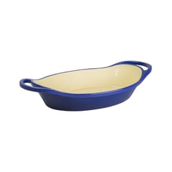 Lodge Cast Iron Casserole 2 qt Blue