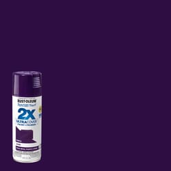 Rust-Oleum Painter's Touch 2X Ultra Cover Gloss Purple Paint+Primer Spray Paint 12 oz