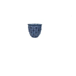 Robert Allen Metal Planter Set Blue
