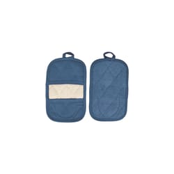 Ritz Royale Federal Blue Solid Cotton Oven Mitt