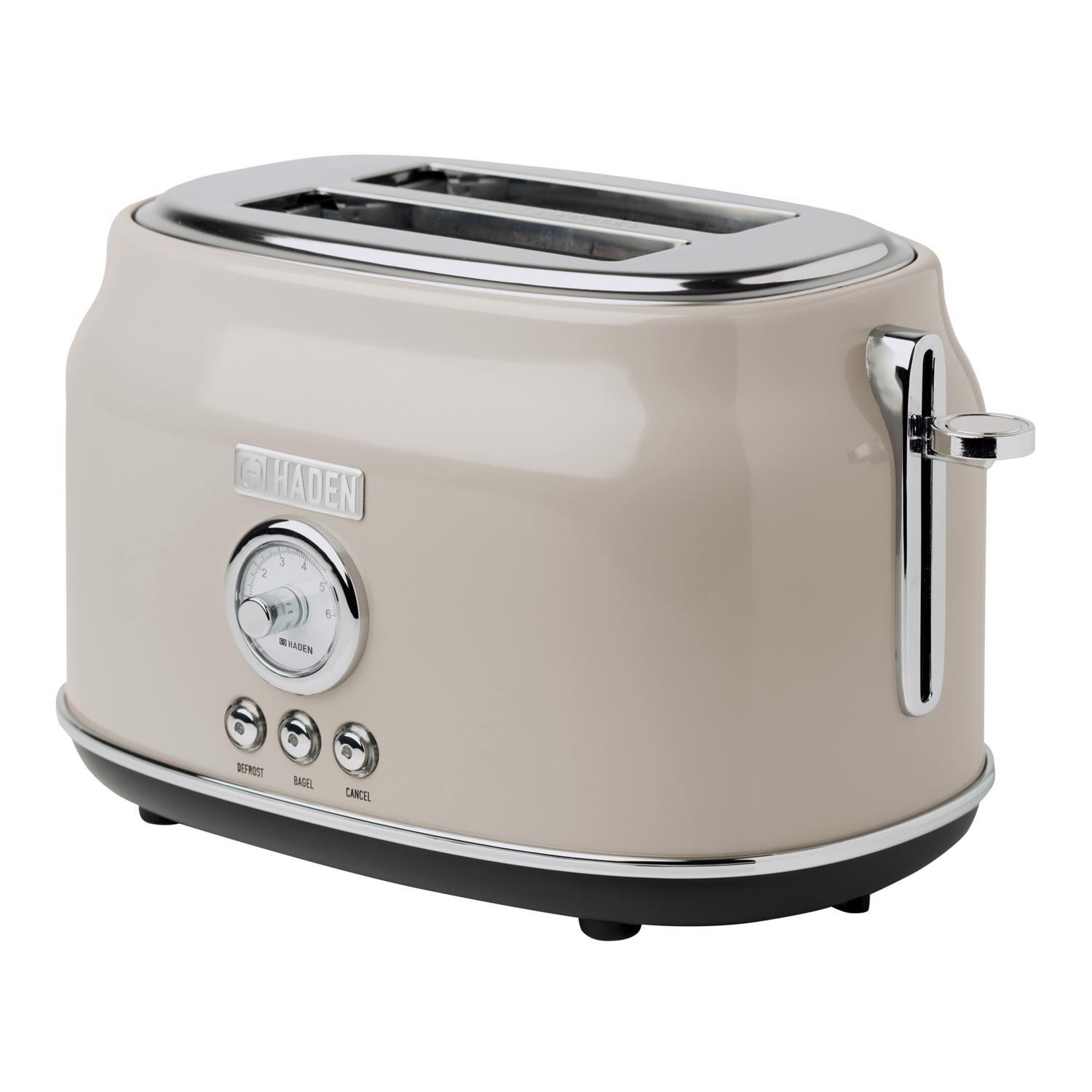 Haden Dorset Stainless Steel Cream 2 slot Toaster 7 in. H X 8 in. W X 13 in. D Uae Electronic uaeelectronic.com