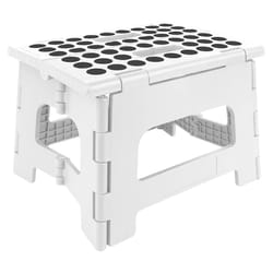 Kikkerland Rhino II 12 in. H X 1 in. W X 12 in. D 300 lb. capacity 1 step Plastic Folding Step Stool