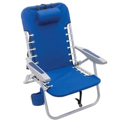 Rio 4-Position Pacific Blue Beach Backpack Chair