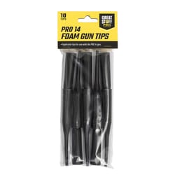 Great Stuff Pro Series Black Professional Plastic Foam Dispensing Tips 10 pk