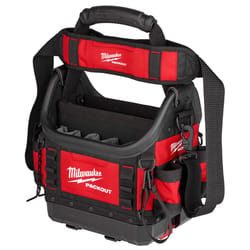 Milwaukee PACKOUT 9.8 in. W X 19 in. H Ballistic Tool Tote 35 pocket Black/Red 1 pc