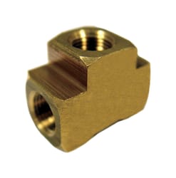 JMF Company 1/4 in. FPT 1/4 in. D FPT Brass Tee