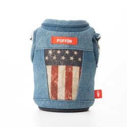 Puffin Drinkwear The Denim Vest America Multicolored Cotton Bottle Holder