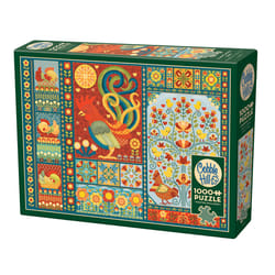 Cobble Hill Scandi Chicken Quilt Jigsaw Puzzle 1000 pc