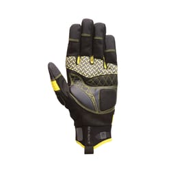 Seirus Dakota XXL Nylon / Spandex / Amara Work Impact Black/Yellow Impact Gloves