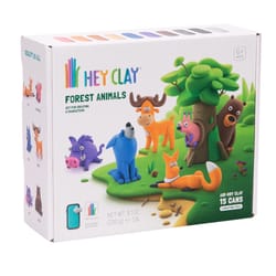 Hey Clay Forest Animals Air Dry Clay Kit Assorted 17 pc