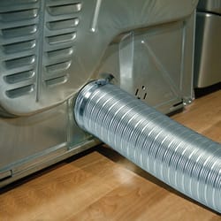 Dundas Jafine 8 ft. L X 4 in. D Silver Aluminum Semi-Rigid Vent Duct