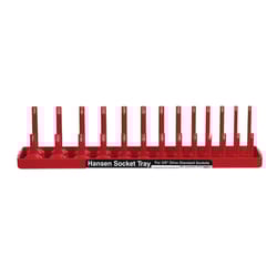 Hansen Global 13.25 in. L X 3/8 in. drive SAE Socket Tray 1 pc