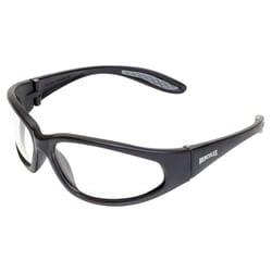 Hercules 1 Oval Frame Safety Sunglasses Clear Lens Black Frame 1 pc