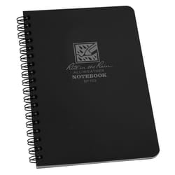 Rite in the Rain 4-5/8 in. W X 7 in. L Spiral Black All-Weather Notebook