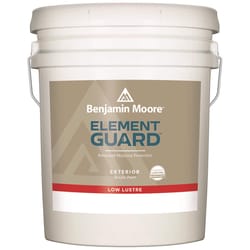 Benjamin Moore Element Guard Low Luster White Paint Exterior 5 gal