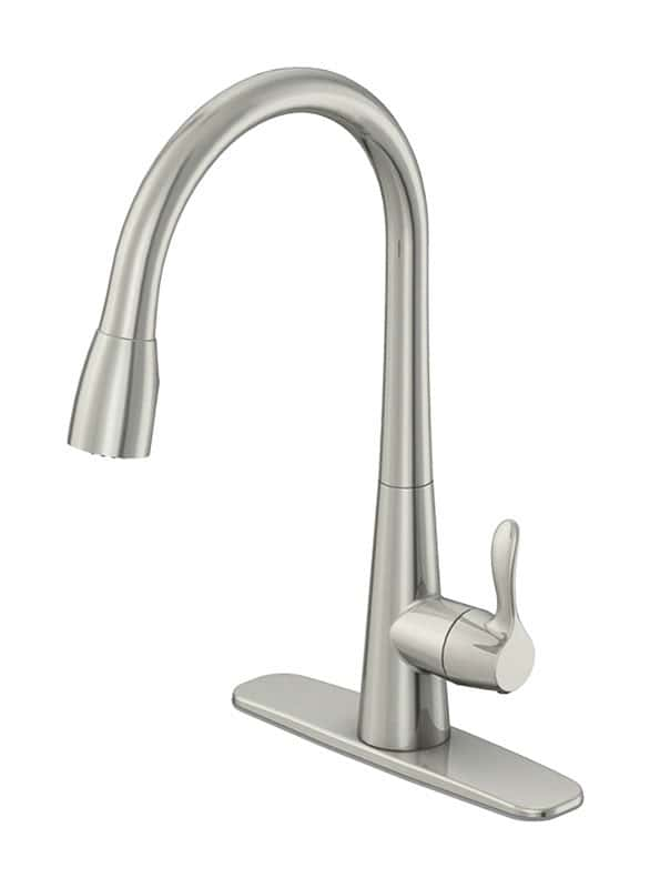 Oakbrook Vela Pull-down One Handle Brushed Nickel Kitchen Faucet - Ace 