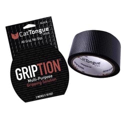 CatTongue Grips Gription Black Anti-Slip Tape 2 in. W X 10 ft. L 1 pk