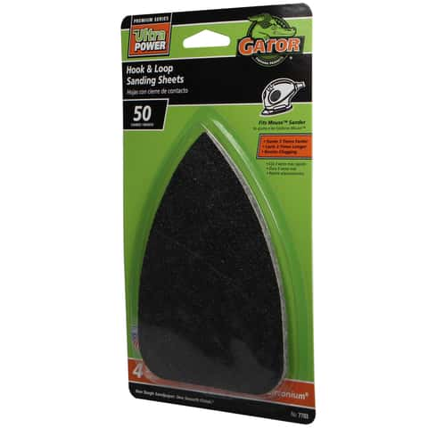 Black+Decker Mouse 5-1/4 in. L X 3-3/4 in. W 80/120/220 Grit