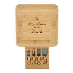 Pavilion We People Natural Bamboo Beach Serving Board 1 each