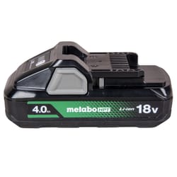 Metabo HPT 18V 4 Ah Lithium-Ion Cordless Tool Battery 1 pc