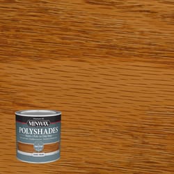 Minwax PolyShades Semi-Transparent Gloss Pecan Oil-Based Stain/Polyurethane Finish 1/2 pt