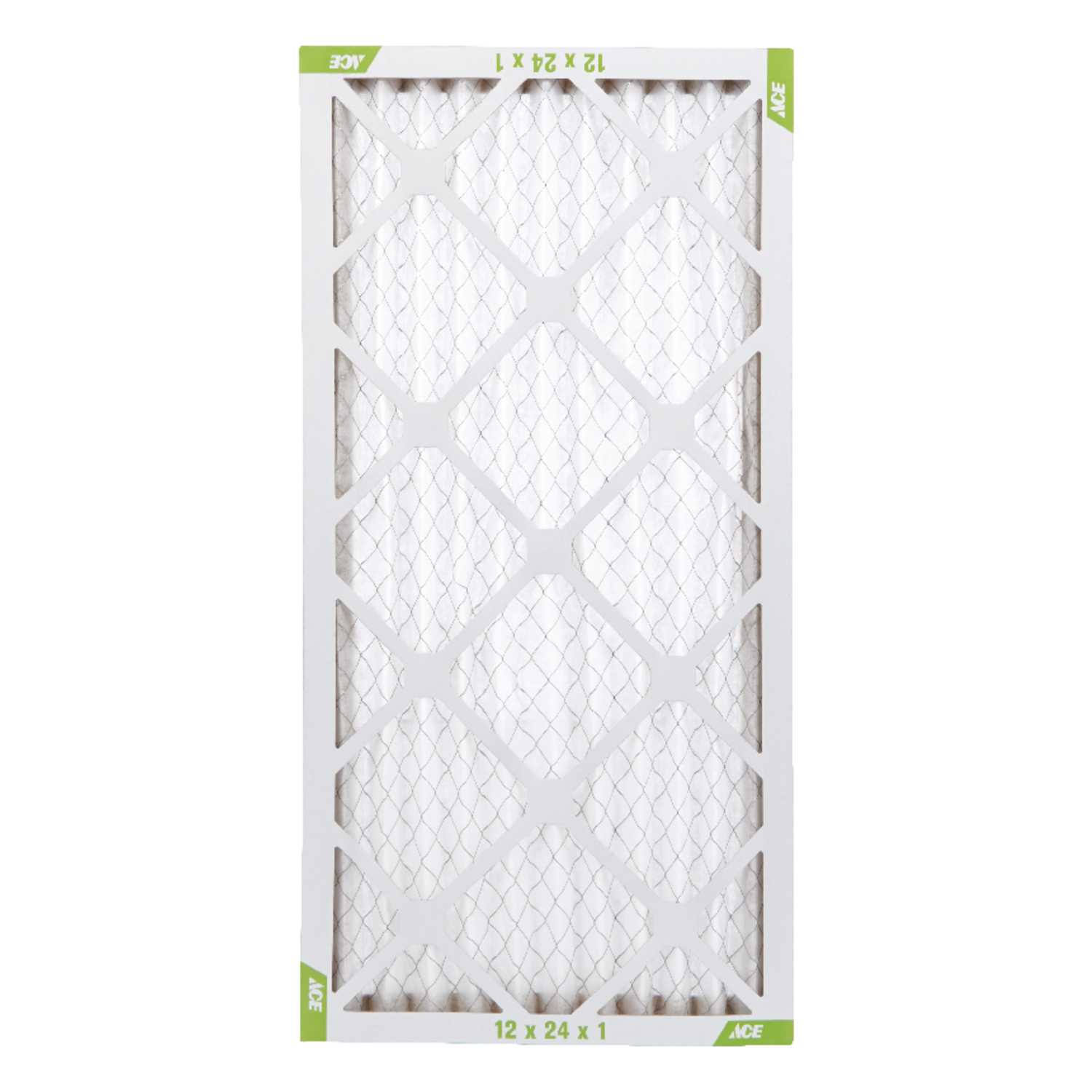 Ace 12 in. W x 24 in. H x 1 in. D Pleated 8 MERV Pleated Air Filter