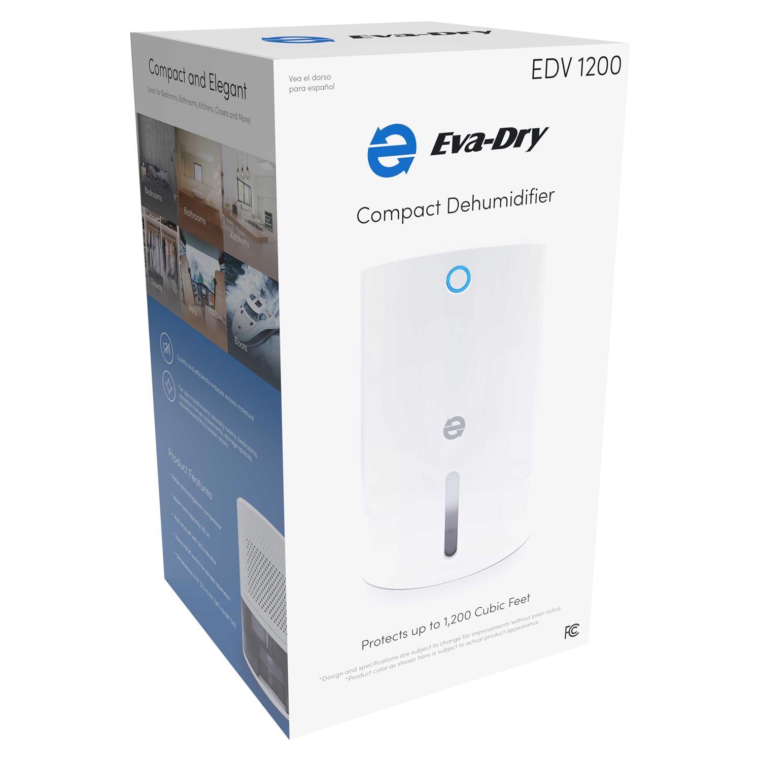 Eva-Dry 1200 ft³ 30 oz Mini Electric Dehumidifier Sansujyuku sansujyuku.com