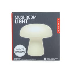 Kikkerland 4.8 in. White Accent Lamp