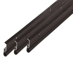 M-D Building Products Bronze Aluminum/Vinyl Weatherstrip Set For Doors 36 in. L X 0.25 in.