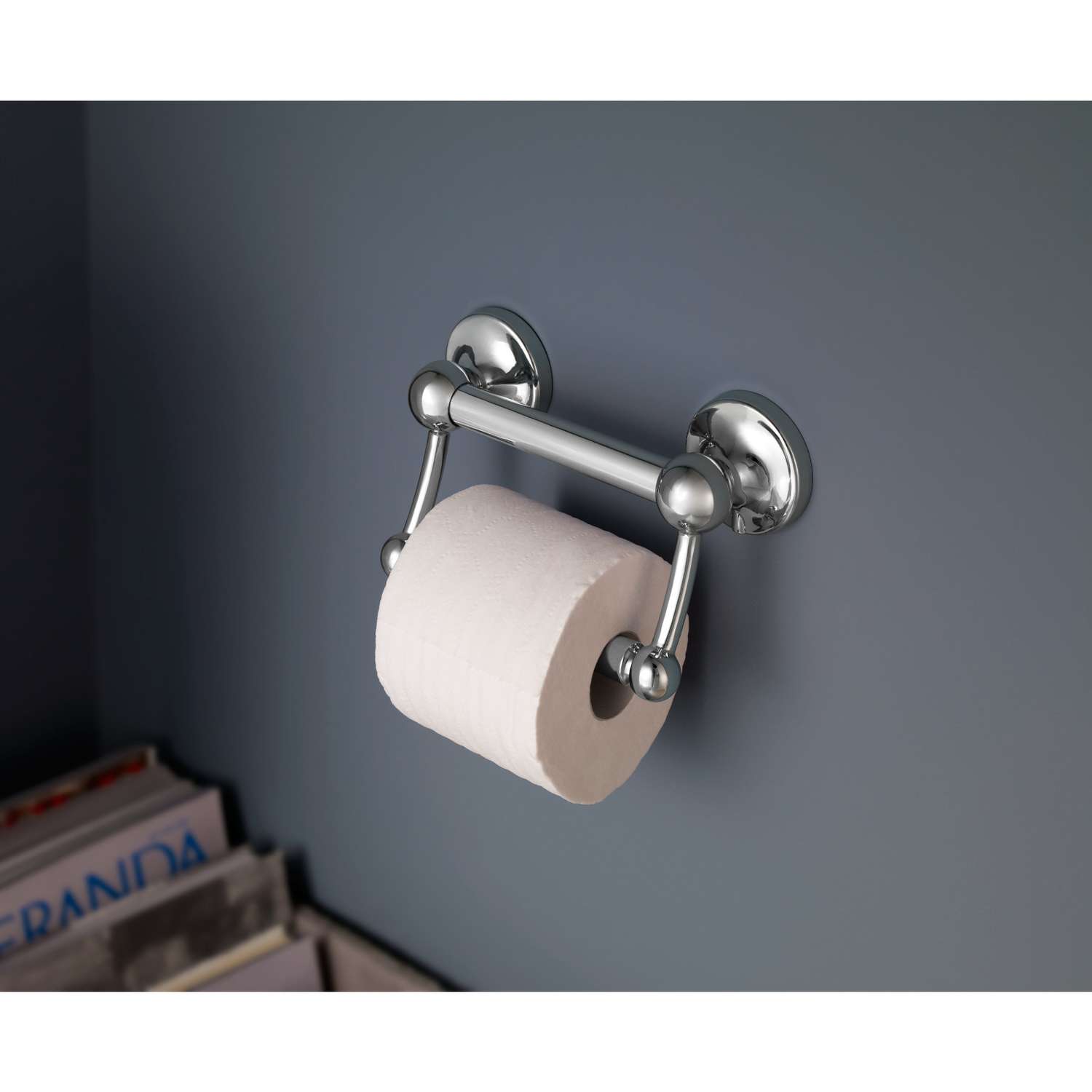 Home Logic White Plastic Wall-mount Paper Towel Holder at