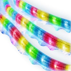 Celebrations Incandescent Mini Multicolored 216 ct Rope Christmas Lights 18 ft.