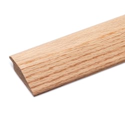 Randall 0.5 in. H X 2.5 in. W X 72 in. L Unfinished Brown Red Oak Reducer Transition Strip
